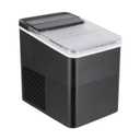 Countertop Ice Maker 9 Bullet Ice Cubes Dual Size Options 26 lbs/24H with Removable Washable Ice Tray & Scoop Self-Cleaning Function(Black)