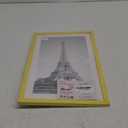 upsimples 8x10 Picture Frame, Display Pictures 5x7 with Mat or 8 x 10 Without, Wall Hanging Photo Frames, Yellow, 1 Pack