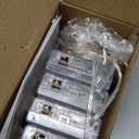 JMEXSUSS 4 Pack 50 LED Red Valentines Day Fairy Lights Battery Operated, 16.1ft Christmas Fairy Lights, Red String Lights for Bedroom Wedding Party Holiday Decorations