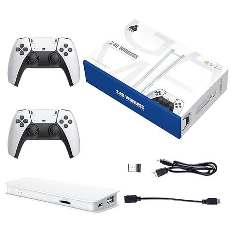 M15 Retro Game Stick, 4K HDMI Output & Wireless Controller Plug and Play Video Game Console with 30000+ Games, Arcade Game Console (128G)