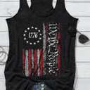 Tank Tops for Women Summer Tank Tops Racerback Boho Graphic Tank Tops Womens Tops Dressy Casual Sleeveless Tops Trendy, 2XL
