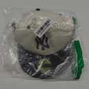 New Era MLB 59FIFTY Cooperstown Authentic Collection Chrome Fitted Hat (7 1/2, New York Yankees, White Black Cooperstown)