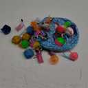 35 PCS Cat Toys Kitten Toys Assortments, Variety Catnip Toy Set Including 2 Way Tunnel, Cat Feather Teaser, Catnip Fish, Mice, Colorful Balls and Bells for Cat, Puppy, Kitty