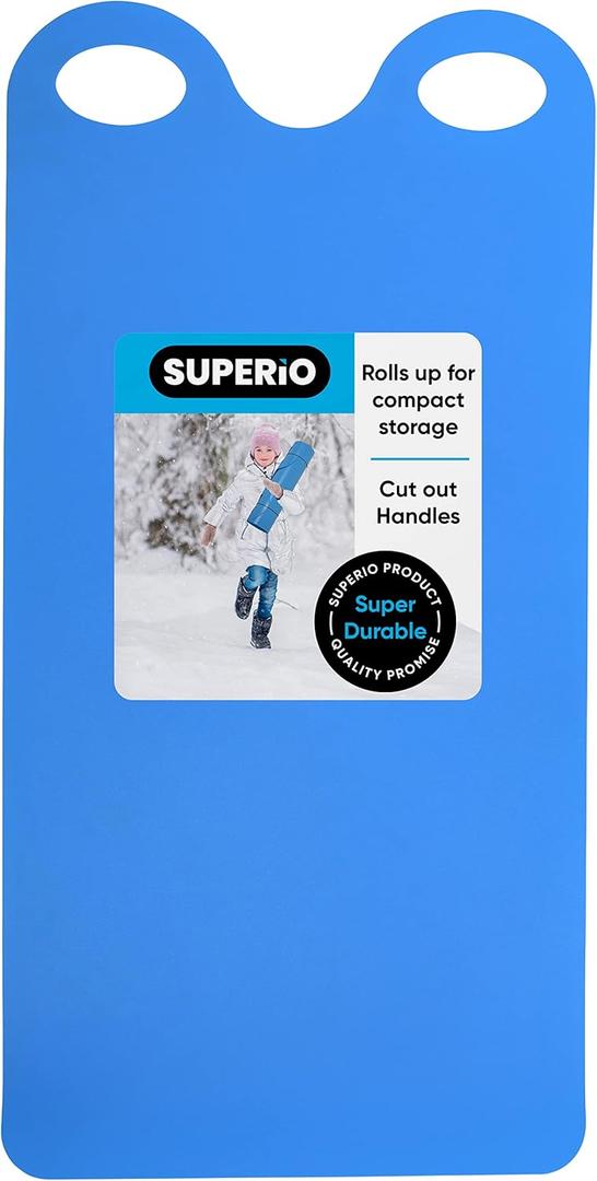 Superio Snow Slider Mat, Flexible Snow Sled Flying Carpet, Roll up Sleds for Adults 54" Lightweight Plastic Snowboard Sled