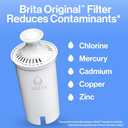 Brita UltraMax Large Water Dispenser With Standard Filter, BPA-Free, Reduces Copper, Cadmium and Mercury Impurities, Lasts 2 Months or 40 Gallons, Includes 1 Filter, Kitchen Accessories, Large 27-Cup