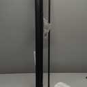 Retractable Baby Gates for Stairs, 55" Wide Baby Gate Dog Gate, 41" Tall Retractable Pet Gate for Doorways, Child Safety Gates Mesh Gate with Fiberglass Rods for Stairways, Hallways, Indoor/Outdoor (Black)