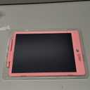 FLUESTON LCD Writing Tablet, 10 Inch Doodle Board Toys Gifts for 3-8 Year Old Girls Boys, Colorful Electronic Board Drawing Pad for Toddler Easter Basket Stuffer for Kids, Educational Travel Toy (11"W x 7.5"H, Cute Pink)