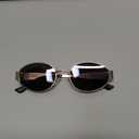 livho 2025 Trendy Oval Sunglasses - Stylish Polarized Shades for Everyday - Retro Metal Frames
