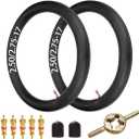 FVRITO 2.50/2.75-17 Inner Tube Compatible with CT90 CRF110 KLX125 TTR125 Motorcycle, 70/100-17 Dirt Bike Tube Replacement for 110cc 125cc TaoTao Coolster RM85 YZ85 KLX140 Pit Bike Motocross Moped