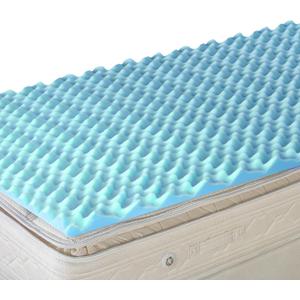 DMI Foam Mattress Topper, Egg Crate Foam Pad, Mattress Pad and Bed Topper for Support, Air Circulation, Pressure Relief and Weight Distribution, Twin Size Mattress, 33 x 72 x 2,Blue