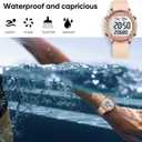 TIMEURE Pedometer Watch for Women, Step Counter for Walking No App/Phone Required Step Counter, Waterproof Fitness Calorie Tracker, Distance Tracking, Alarm, Large Digital Display Watch, TU-2509