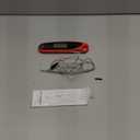 Instant Read Meat Thermometer Digital for Cooking & Grilling with Dual Probe, Large Backlit & Calibration, Kitchen Food Thermometer for Oven Grill Smoker BBQ Candy Oil Fry Turkey, Gifts for Men (Red)