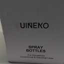 Plastic Spray Bottle (4 Pack, 24 Oz, All-Purpose) Heavy Duty Spraying Bottles Leak Proof Mist Empty Water Bottle for Cleaning Solution Planting Pet with Adjustable Nozzle and Measurements