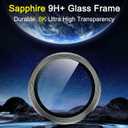 5 x Ferilinso Camera Lens Protector for Samsung Galaxy S26 Ultra, Metal Aluminum Alloy, Unbreakable Protection, Phone Case Friendly, Camera Cover Film Accessories Screen Protector Tempered Glass, Black