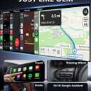 2-in-1 Mini Wireless CarPlay Adapter for Apple CarPlay & Android Auto,Upgrade Wired to Wireless, Fast Auto-Connect, Plug & Play (iOS 10+, Android 10+, 2016+ Cars)