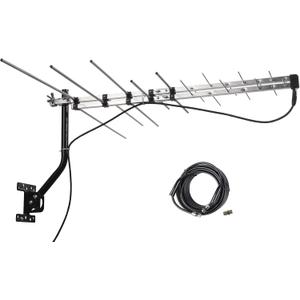 TV Outdoor Yagi Antenna with Long Range Reception Capacity - Digital TV Antenna Available for Attic or Roof Mount, Long Range Digital OTA Antenna for Clear Reception, 4K/1080P/HD