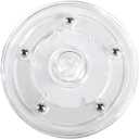 RUIAN 4Pcs Lazy Susan Turntable 4-Inch Acrylic Turntable Heavy Duty Organizer Bearings Hardware for Kitchen Spice Rack Table Cake (Clear)