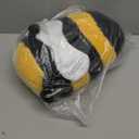 Fuzzy Bumblebee Stuffed Animal with Smile Face and White Wings Super Cute Plush Bee Toy Excellent Gifts for Kids or Honey 12 Inch