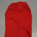 Pet Dog Fleece Shirt Vest Small Dog Shirts Warm Puppy T Shirt Winter Dogs Clothes (Medium, Red)