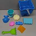 Beach Toys Sand Toys for Kids, Sand Castle Toys with Castle Bucket, Sand Molds, Shovel and Rake, Sandbox Toy for Toddlers 1-3 4 5 6 7 8 9 10 12, Beach Summer Accessories for Kids