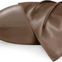 Bedsure Satin Pillowcases, Similar to Silk Pillow Cases Queen Size Set of 2, Pillow Case for Sleeping Women with Envelope Closure, Gifts for Women Men, Beaver Fur, 20x30 Inches