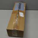 2 Sets Artificial Cemetery Flowers,Memorial Flowers,Beautiful Arrangements for Headstones,Black Plastic vase with Drainage Hole Long Spikes Outdoor Memorials(Dark Blue)