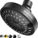 HOPOPRO 5-Mode High Pressure Shower Head - The Washington Post, NBC News, Today TV Show Recommended - High Flow Fixed Showerheads (4 Inch Matte Black)