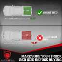 Truck Bed Mat Bed Liner Fit for Toyota Tacoma 2005-2023 (5FT,60.3"), Vehicle Truck Bed Liner Custom Fit All Weather Protection TPE Pickup Car Bed Mat