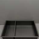 12" x 18" Stainless Steel Shower Niche  Recessed 2-Tier Shower Shelf, 12"x12" Upper & 12"x6" Lower Storage, Modern Bathroom Wall Niche (Black)