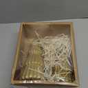 Artmag Set of 3 Christmas Tree Decorations Indoor, Glittering Modern Christmas Tree Decor Tabletop Entryway Table Mantel Centerpiece for Holiday Party (Gold)