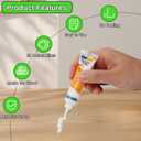 2 x Wood Furniture Repair Kit, 24 Colors Wood Filler & Scratch Remover for Scratches, Cracks, Dings on Tables, Cabinets, Hardwood Floors(Gray Series)