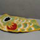 Cute Bathroom Rug Soft Green Fish Bath Rugs, Japanese Koi Decor Accent Rug, Microfiber Non-Slip Mat for Tub Shower Room Floor Carpet, Machine Wash 17.7"x33.5"