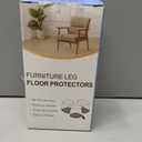 Chair Leg Floor Protectors Silicone Caps Felt Strengthen Bottom
