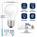 Light Bulb Frosted-60W - 1 Bulb (Pack of 6)