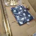 Indoor Flag Pole Kit with Weighted & Thickened Base 6-8FT,Stainless Steel Commercial Indoor Flagpole for Office School City Hall,Heavy Duty Indoor Telescoping Flag Pole,Golden 1 Pack