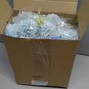 Tigeen Artificial Flowers Artificial Peonies Silk Flowers Faux Peony Fake Peony Silk Hydrangea Bouquet for Wedding Table Centerpiece Floral Vase Decor(White,Blue,12 Bundles)