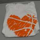 Baseball Shirt Women Funny Game Day T-Shirts Cute Baseball Heart Tee Tops (XX-Large)