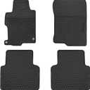 Car Rubber Floor Mat for Honda Accord 9th Generation 2017-2016-2015-2014-2013 Custom Fit Full Black Auto Liner Mats All Weather Protection Heavy Duty Odorless (2013-2017 Version)