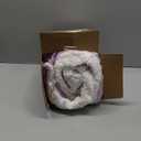 Bedsure GentleSoft Sherpa Fleece Throw Blanket for Couch - Thick and Warm Throw for Girls and Women, Soft Fuzzy Plush Kids Blanket for Winter, Non-Heated, Lilac, 50x60 Inches