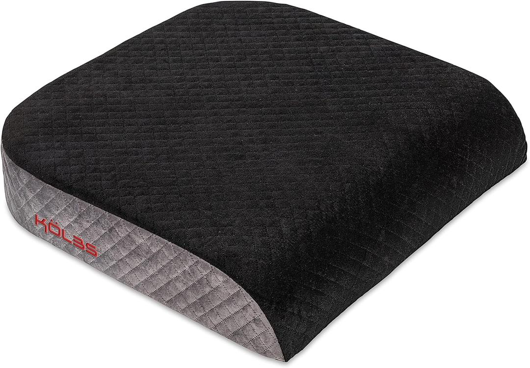 Klbs Extra Large Seat Cushion, Stylish Plush Velvet Cover, X-Large Memory Foam for Office Chair, Floor Pillow, Cushion Back Pain Coccyx Pain Relief, Carry Handle (Extra Large)
