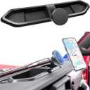 Magnetic Phone Mount Holder Fit for 2018-2023 Jeep Wrangler JL JLU&Gladiator JT Car Dashboard Multi-Mount Phone Holder Dash Tray for 2023 Jeep JL/JT Accessories(2018-2023 4X4, Not for 4XE)