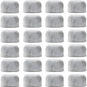 Pack of 24 Replacement Charcoal Water Filters for All Cuisinart And Braun Coffee Machines - Cuisinart and Braun Compatible (NOT KEURIG) Filters Fit Both Newer & Older Models Coffee Makers