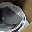 Automatic Litter Box, Self Cleaning Litter Box, Cat Litter Robot for Multiple Cats, with Smart APP Control and Health Monitoring, Safety Sensors, with Trash Bags, White