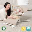 Alpine Organic Deluxe Portable Bouncer | Infant | 0 – 6 Months | Organic Sesame