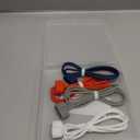 5 Pack Ultra Strong Magnetic AirPods Pro Straps, Anti-Lost Neck Cord for AirPods Pro 3 2025,AirPods 4th, AirPods Pro 2nd/1st, AirPod 3rd, AirPod 2nd/1st - 5 Pcs Silicone Sports Lanyard and 2 Ear Hook (A4-black+white+red+grey+blue)