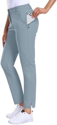 Hiverlay Womens Golf Pants Stretch Work Ankle Pants with Pockets Quick Dry Straight Business Casual Hiking Pants, Size M Hiverlay Womens Golf Pants Stretch Work Ankle Pants with Pockets Quick Dry Straight Business Casual Hiking Pants, Size M