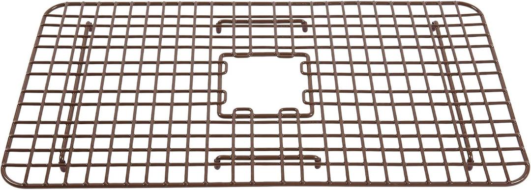 SinkSense Wren 27" x 15" Kitchen Sink Bottom Grid, Antique Brown