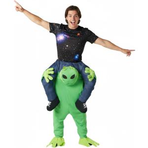 Morph Alien Piggyback Costume, Alien Piggy Back Costume Adult, Alien Costume Adults, Halloween Costumes Alien, Alien Outfit