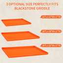 Protective Griddle Cover Mat for Blackstone 36 Inch Griddle Accessories - Full Wrap-Around Protection Silicone Mat for Griddle - Food Grade Silicone grill mats for outdoor grill (36inch)