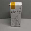 ONCE FOR ALL Safe Mandoline Slicer 5 in 1 Vegetable Chopper Food Potato Cutter, Strips Julienne Dicer Adjustable Thickness 0.1-8 mm Kitchen Chopping Artifact Fast Meal Prep (Gray)